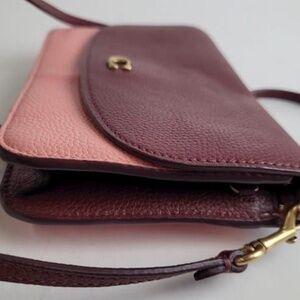 NEW Coach HAYDEN Leather Foldover Clutch Crossbody Wallet W/ COA